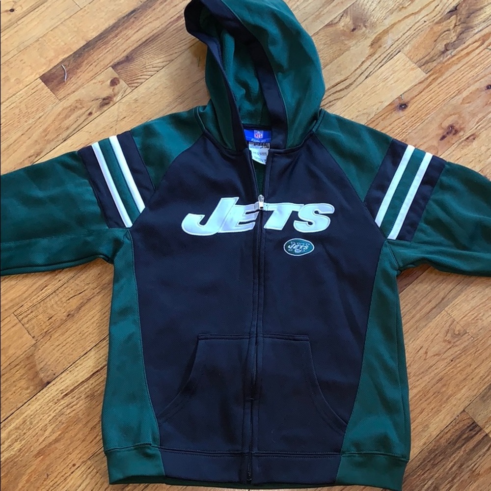 NFL Jets zip up Hoodie Size small/8